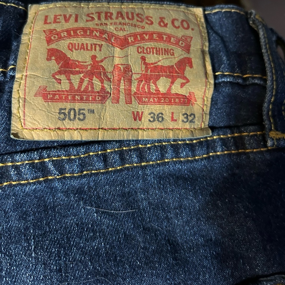 Levi's Men's Dark Blue Straight Jeans
